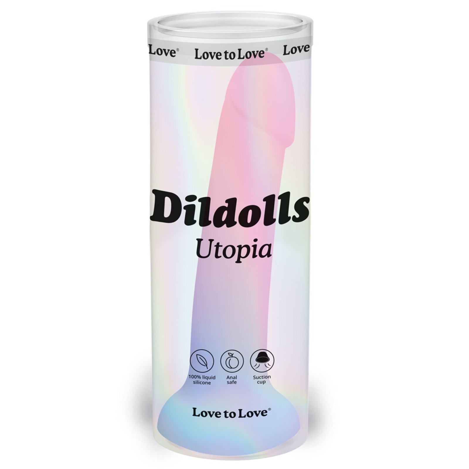 Дилдо з кольоровим градієнтом Love To Love DILDOLLS - UTOPIA S ультрам'який - Зображення 5