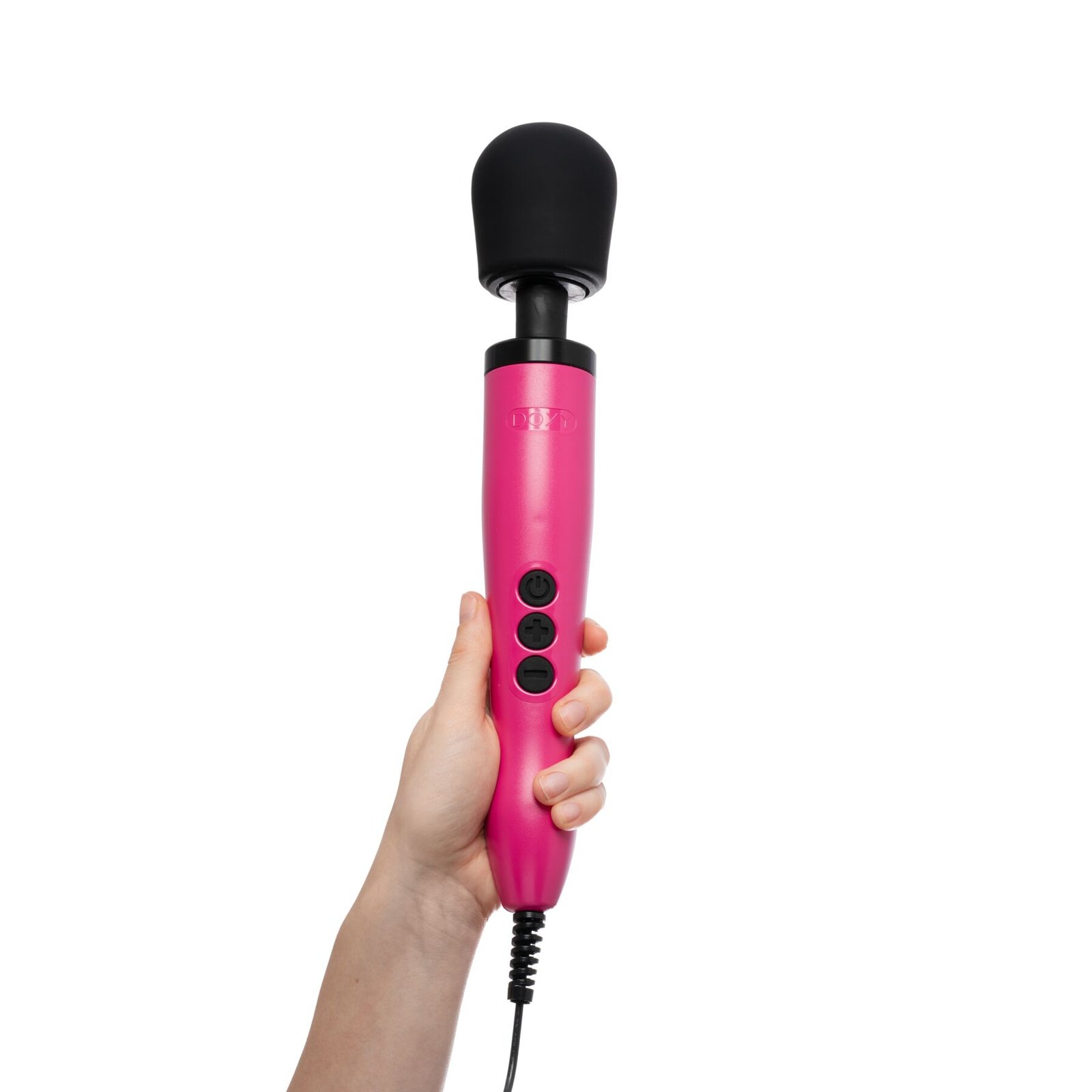 Вібромасажер DOXY Original Pink, дуже потужний, живлення 220В, пульсівні вібрації - Зображення 4
