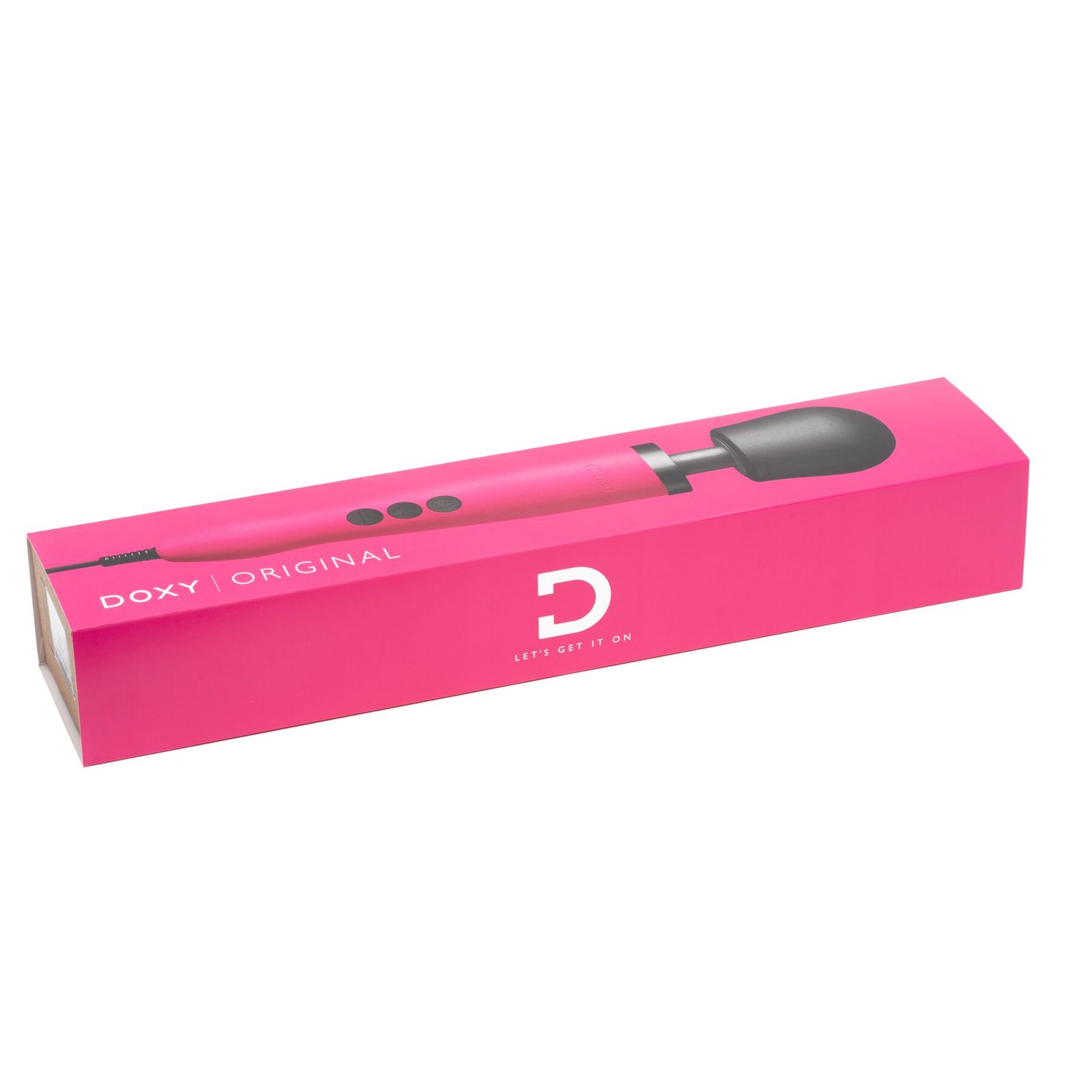 Вібромасажер DOXY Original Pink, дуже потужний, живлення 220В, пульсівні вібрації - Зображення 6