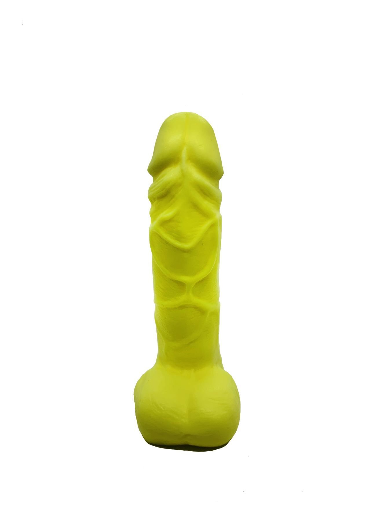 Крафтове мило-член із присоскою Чистий Кайф Yellow size M, натуральне - Зображення 3