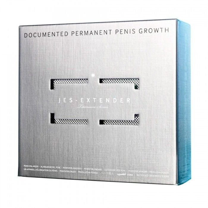 Екстендер для збільшення члена Jes-Extender Titanium, ремінцевий, алюмінієвий кейс - Зображення 3