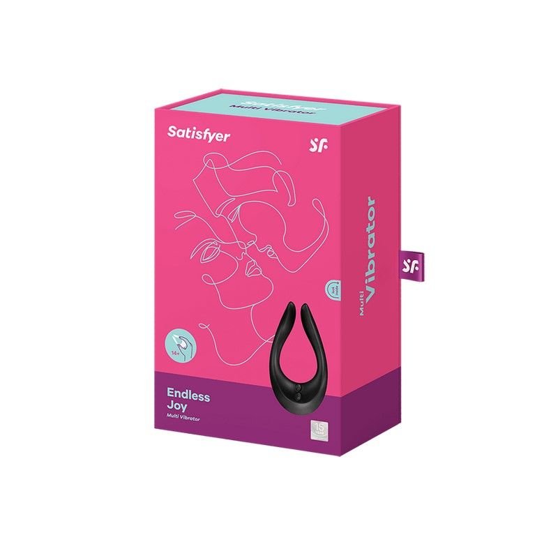 Вібратор для пар Satisfyer Endless Joy Black, 3 незалежні мотори, багатофункціональний - Зображення 4