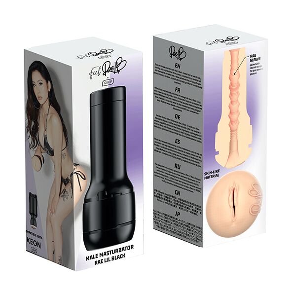 Мастурбатор Kiiroo Feel Rae Lil Black, копія вагіни порнозірки - Зображення 7