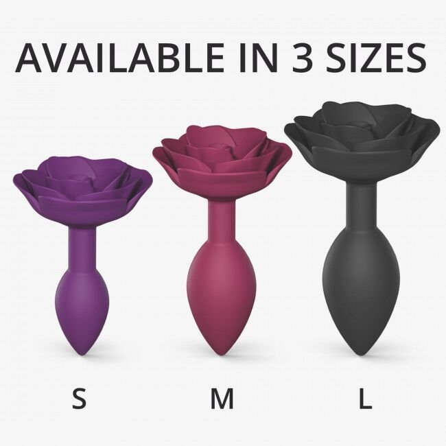 Силіконова анальна пробка Love To Love OPEN ROSES M SIZE - PLUM STAR - Зображення 6