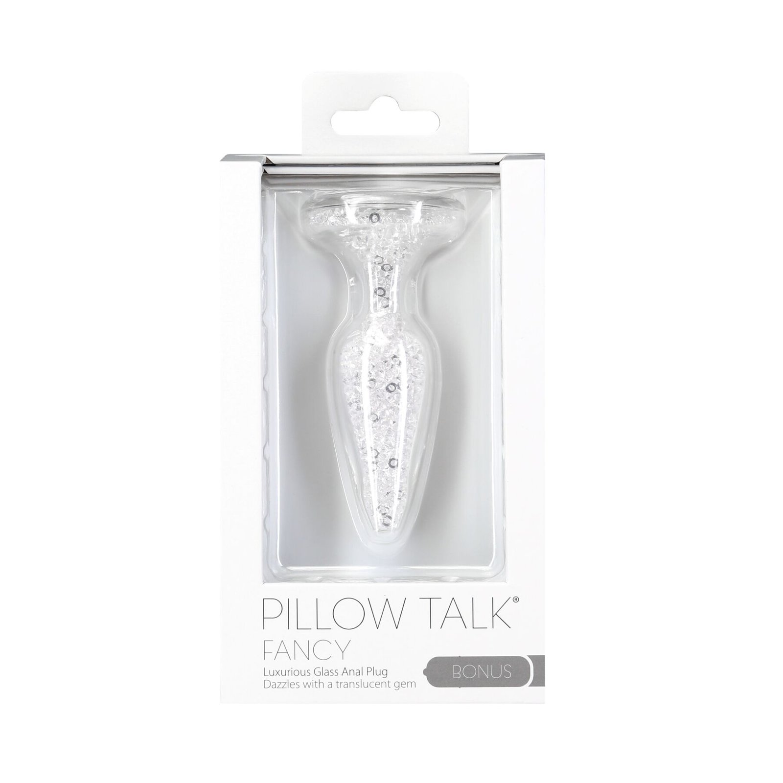 Скляна анальна пробка Pillow Talk Fancy Luxurious Glass Anal Plug, ⌀3,1см, віброкуля в подарунок - Зображення 5