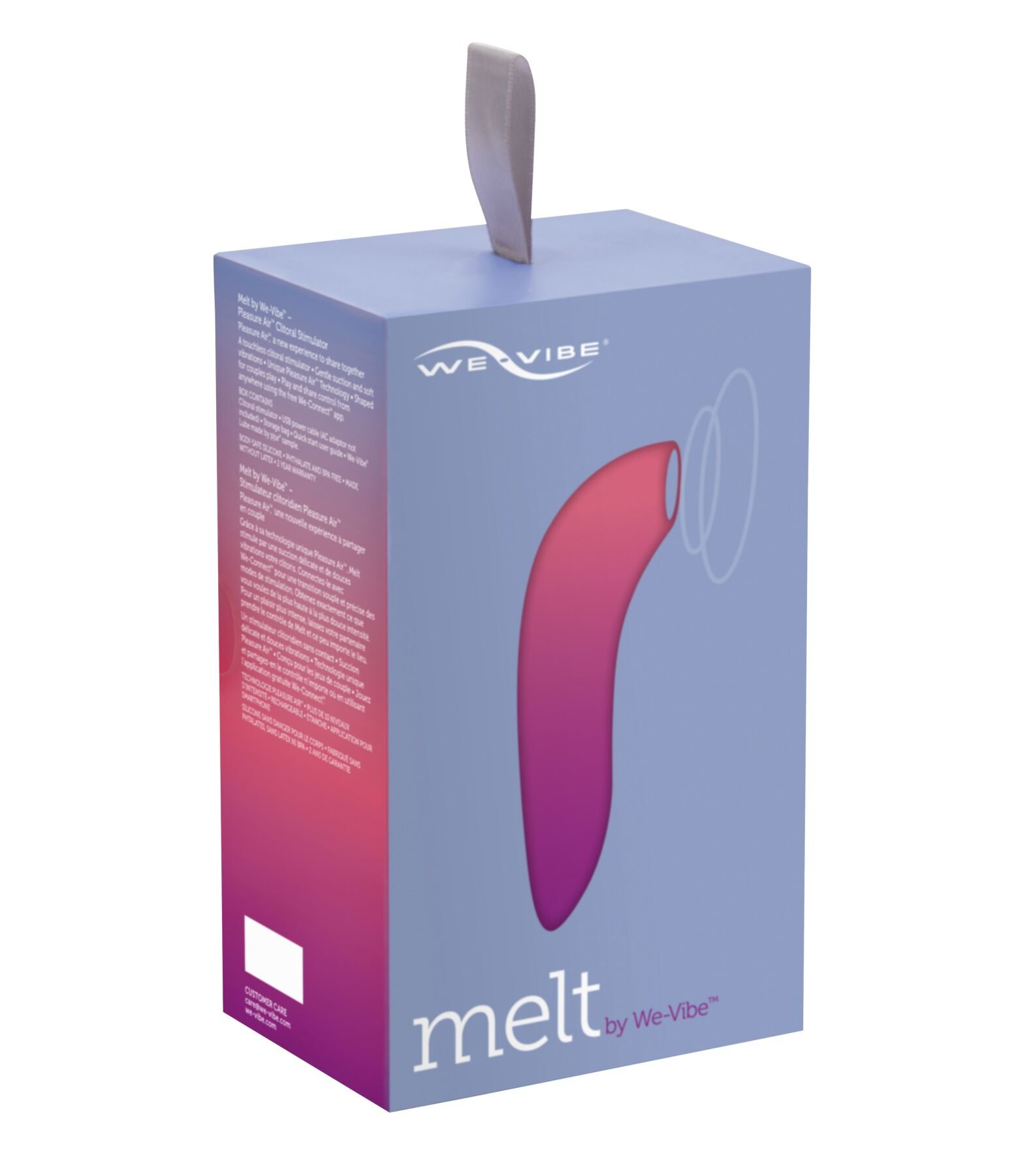 Вакуумний смарт-стимулятор для пар We-Vibe Melt Coral, зручно поєднувати з проникним сексом - Зображення 9