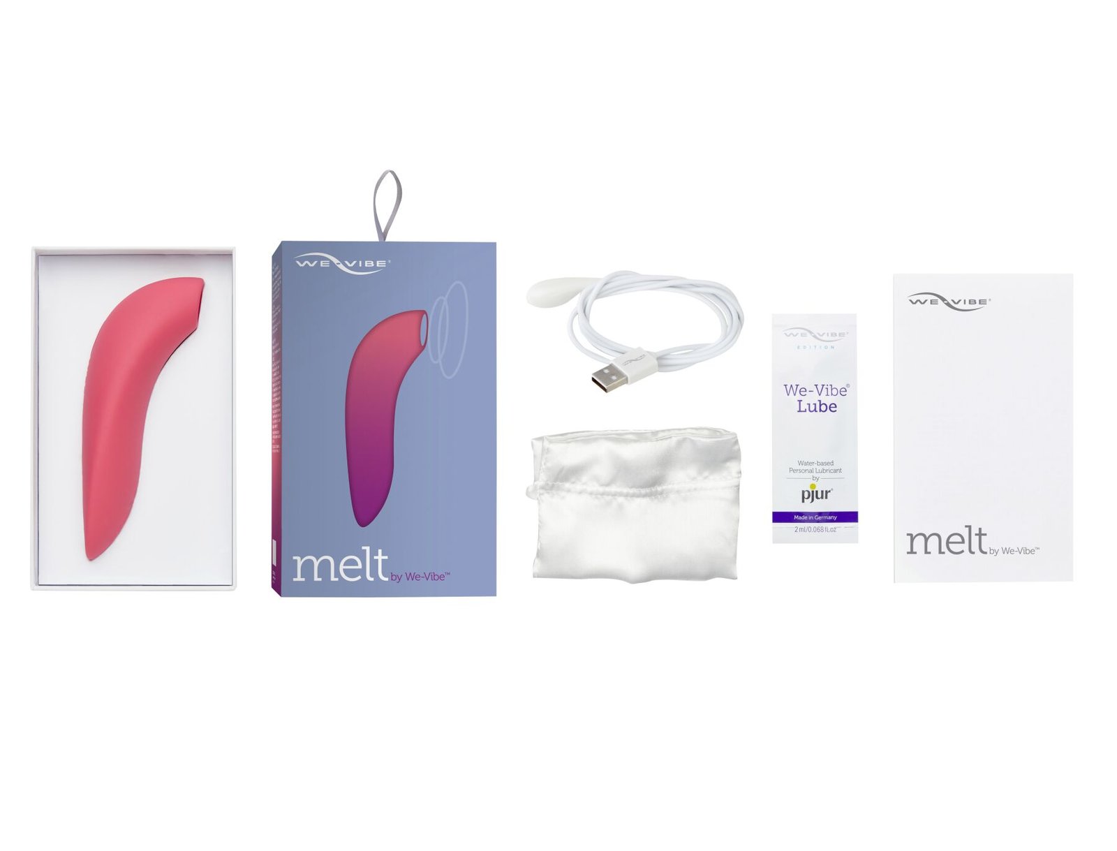 Вакуумний смарт-стимулятор для пар We-Vibe Melt Coral, зручно поєднувати з проникним сексом - Зображення 7