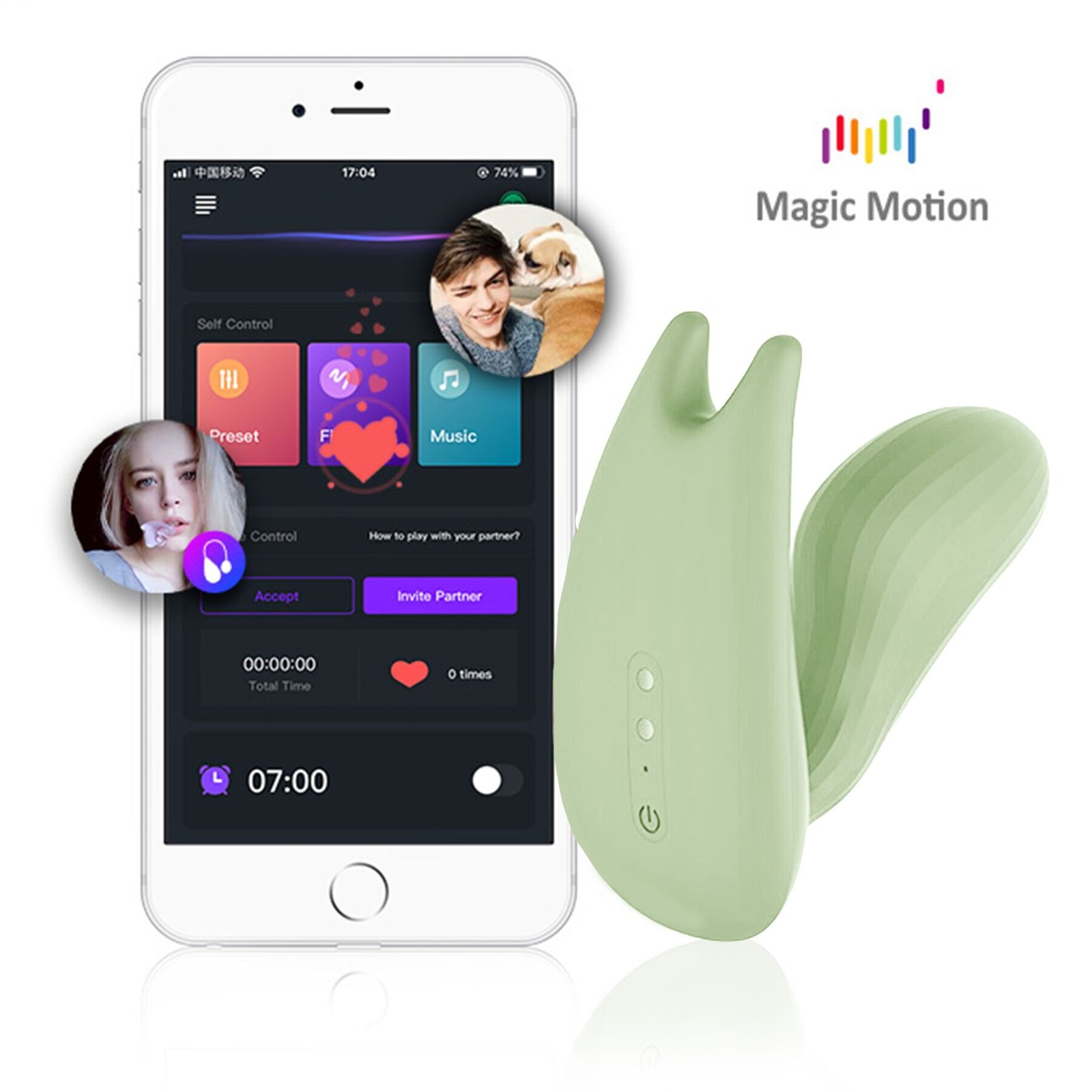 Смарт-вібратор Magic Motion Umi Green - Зображення 3