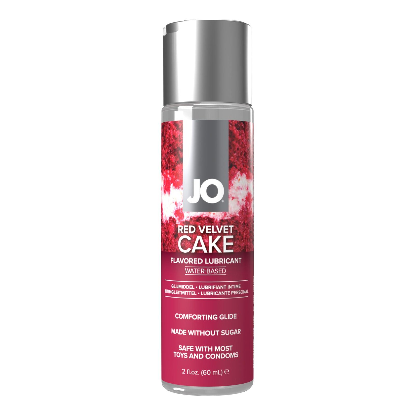 Набір смакових змазок JO Champagne & Red Velvet Cake (2×60 мл), Limited Edition - Зображення 3