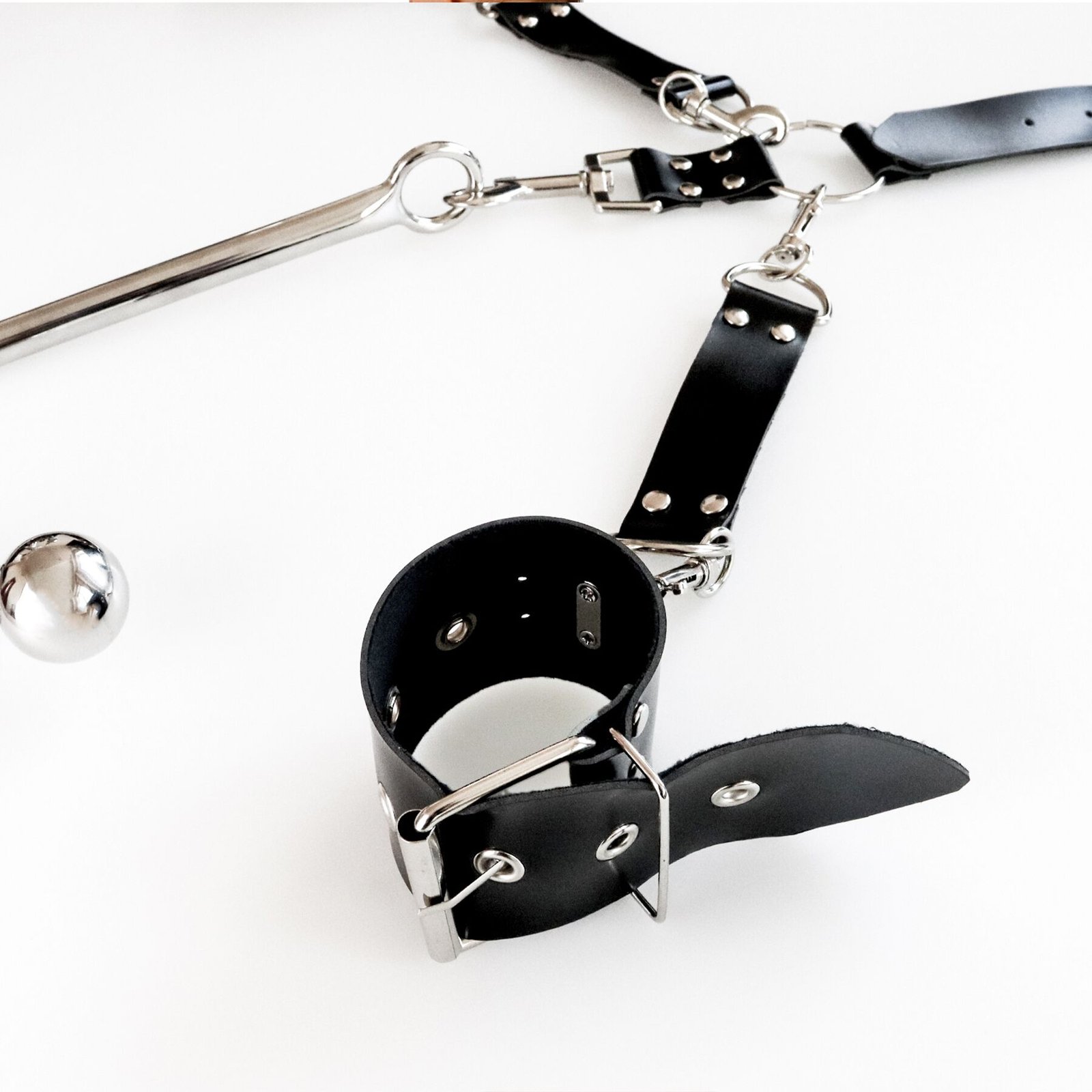 Бондажний набір з металевим анальним гаком Art of Sex Beatrice Bondage set with anal hook № 3 - Зображення 5