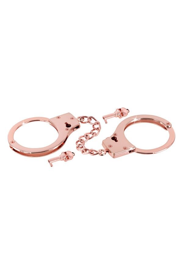 Наручники Fetish Tentation Premium Chick wrist cuffs in rose-gold metal - Зображення 3