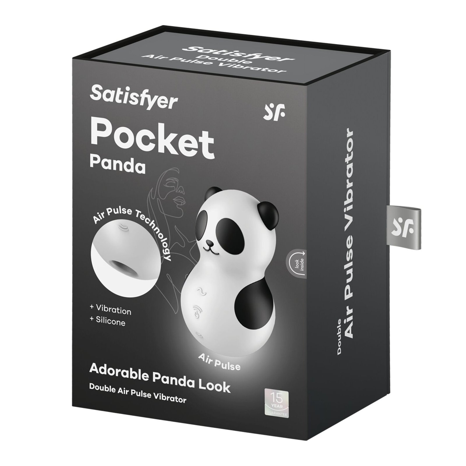 Вакуумний стимулятор з вібрацією Satisfyer Pocket Panda, 12 режимів вібрації, 11 рівнів вакууму - Зображення 7