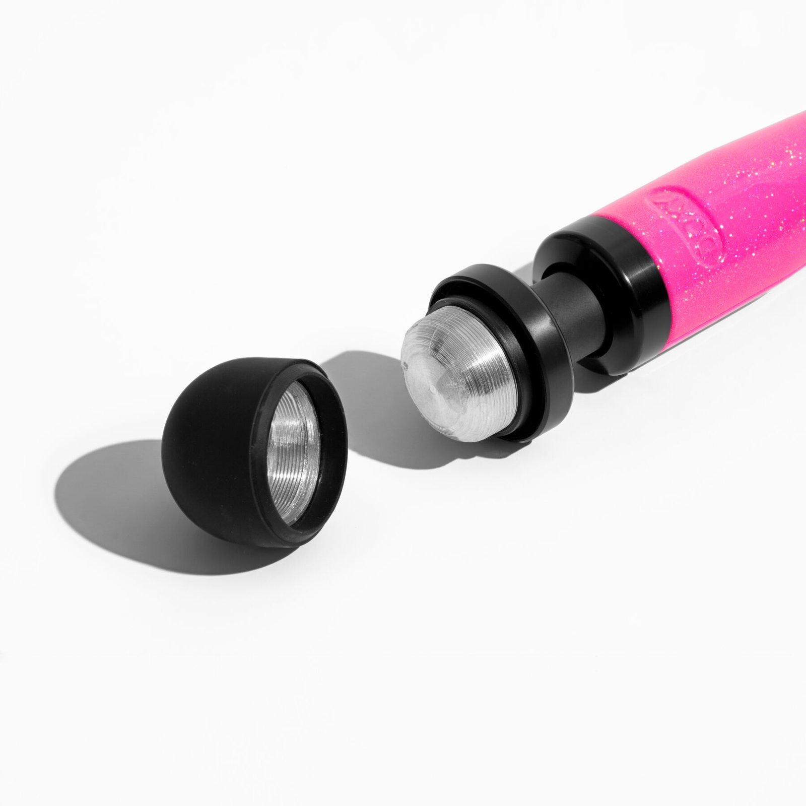 Вібромасажер DOXY Die Cast 3 Hot Pink, дуже потужний, живлення 220В, металевий корпус - Зображення 4