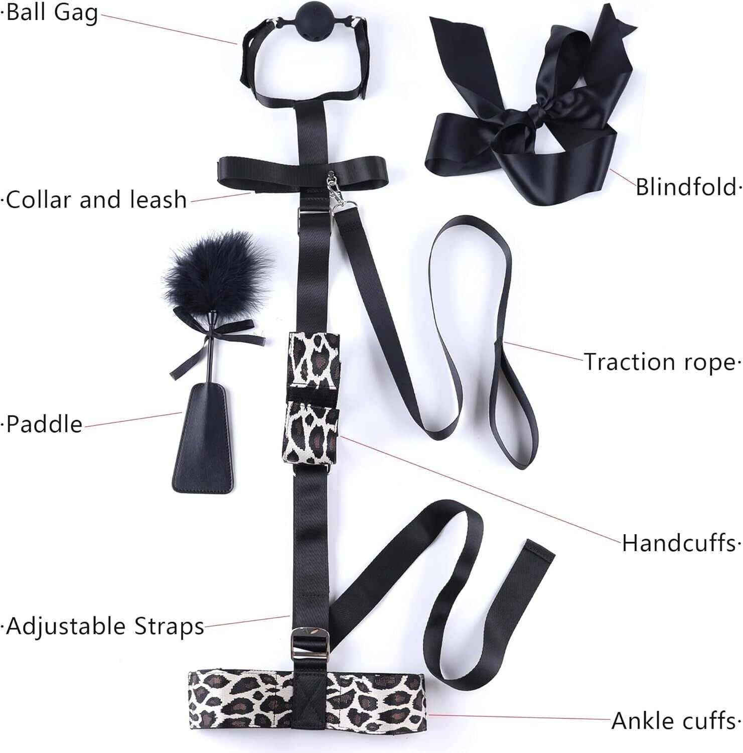 БДСМ-набір LOCKINK YEAHWOW Armbinder Restraint Set Black - Зображення 5